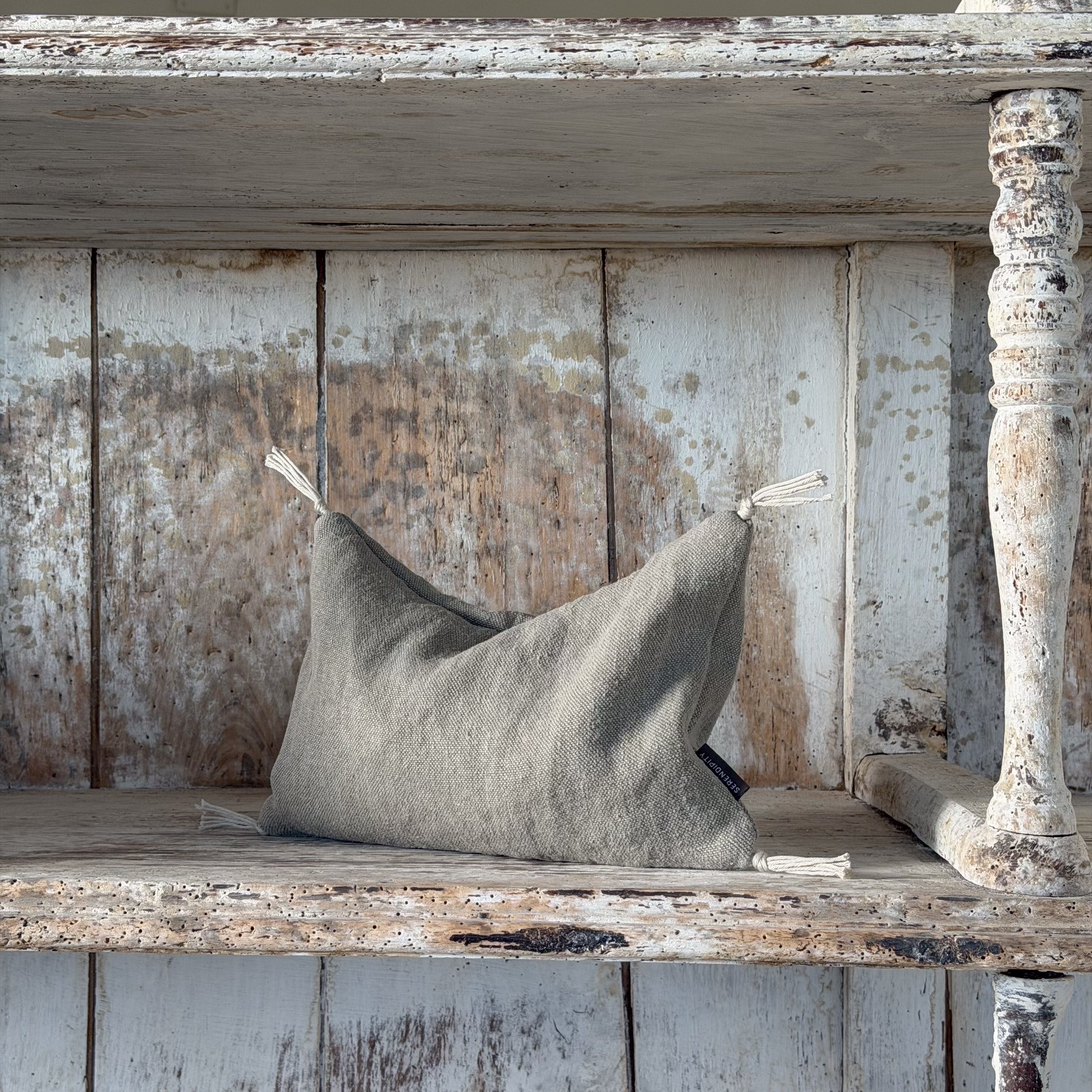 Provence · Cuscino di farro - Soft Ash Grey