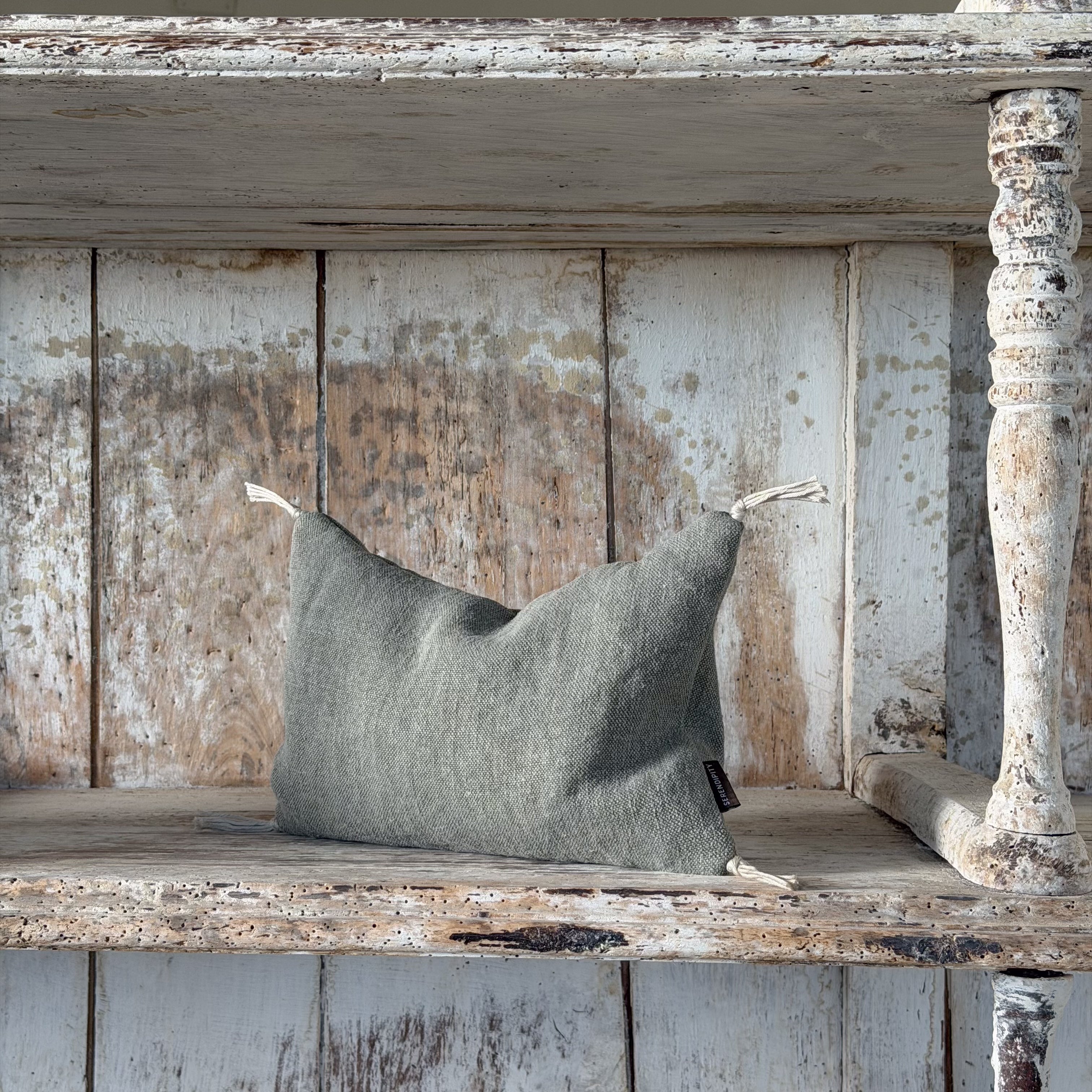 Provence · Cuscino di farro - Muted Khaki Green