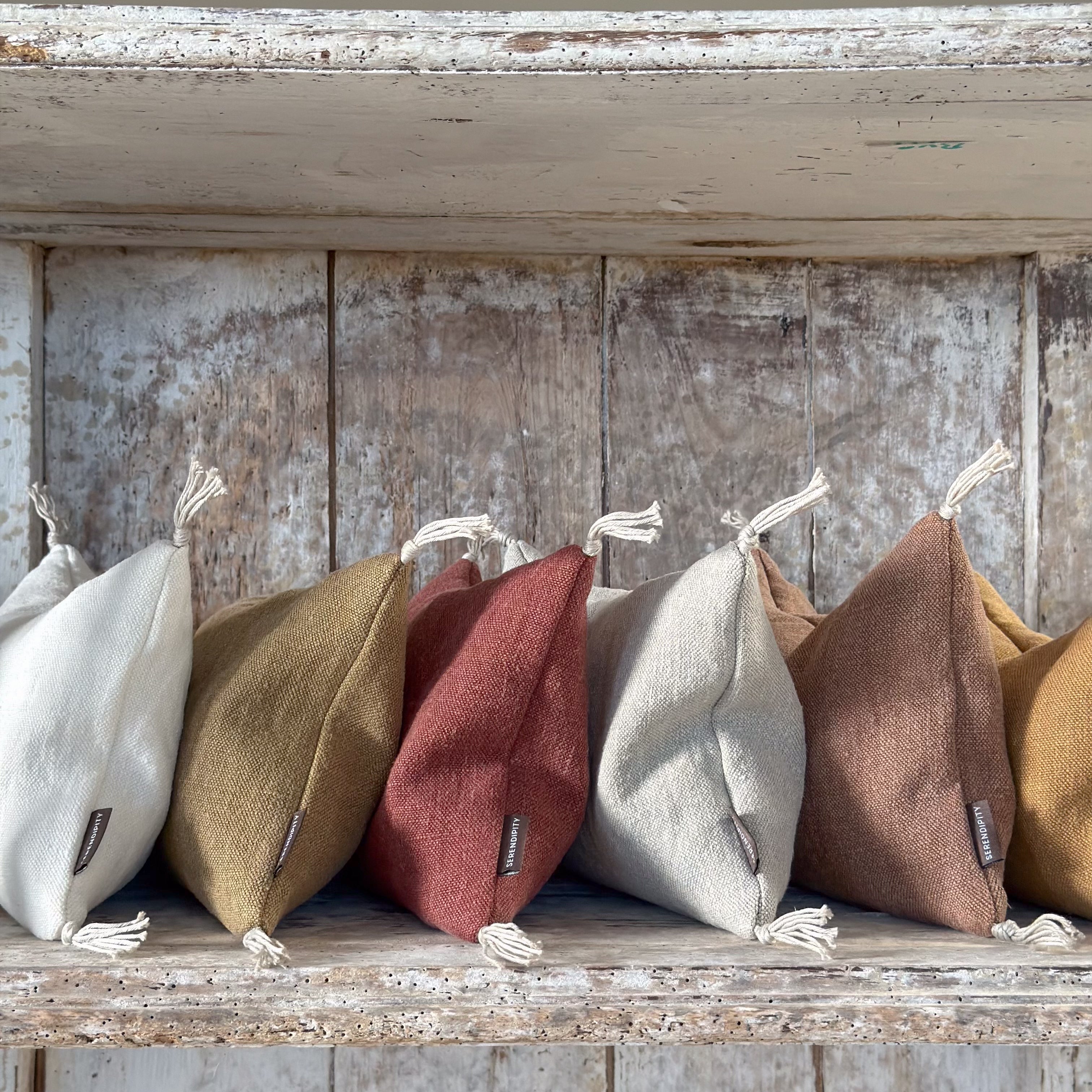 Provence · Cuscino di farro - Warm Reddish-Brown